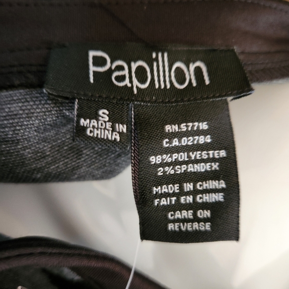 Papillon Sweatshirt Dress sz S NWT Black & Gray Camo - Picture 11 of 12